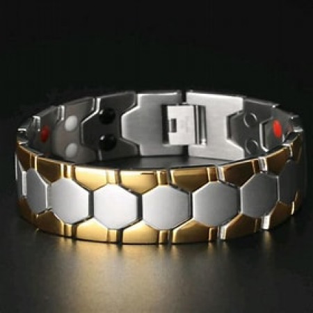 Titanium Double magnetic bracelet (TMB-20)